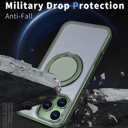 For iPhone 17 Pro Max Kalebol 360-degree Rotating MagSafe Magnetic Holder Phone Case(Green) by Kalebol