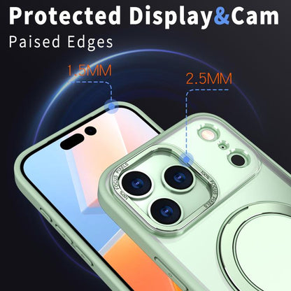 For iPhone 17 Pro Kalebol 360-degree Rotating MagSafe Magnetic Holder Phone Case(Avocado Green) by Kalebol