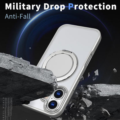 For iPhone 17 Kalebol 360-degree Rotating MagSafe Magnetic Holder Phone Case(Titanium Grey) by Kalebol