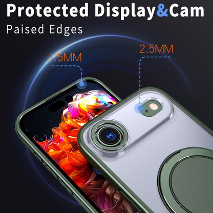 For iPhone Air Kalebol 360-degree Rotating MagSafe Magnetic Holder Phone Case(Green) by Kalebol