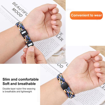 For Xiaomi Smart Band 10 / 9 / 8 xDfind Nylon Braided Loop Magnetic Buckle Watch Band(Denim) by xDfind