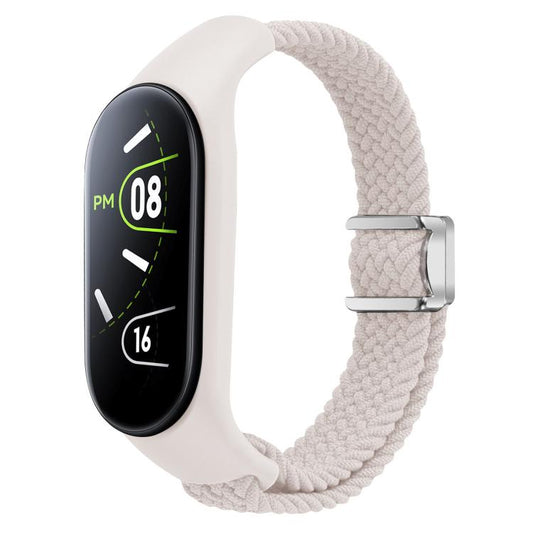 For Xiaomi Mi Band 7 / 6 / 5 / 4 / 3 xDfind Watch Cover Integrated Braided Loop Magnetic Buckle Watch Band(Starlight) by xDfind