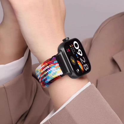 For Xiaomi Band 9 Pro/8 Pro/Redmi Watch 6/5/4 xDfind Magnetic Buckle Nylon Braid Loop Watch Band(Black) by xDfind