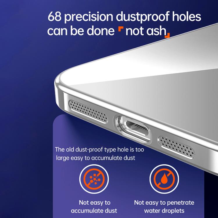 For iPhone 17 Pro SULADA Shine Through Series Plating TPU Transparent Phone Case(Dark Purple) by SULADA