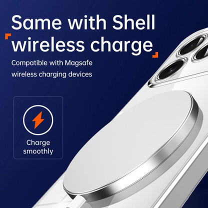 For iPhone Air SULADA Shine Through Series Plating TPU Transparent Phone Case(Space Black) by SULADA