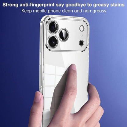 For iPhone Air SULADA Shine Through Series Plating TPU Transparent Phone Case(Silver) by SULADA