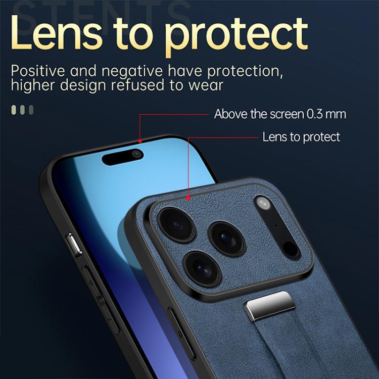 For iPhone Air SULADA Tide Cool Series PC Hybrid Leather Texture Skin Feel Phone Case(Blue) by SULADA