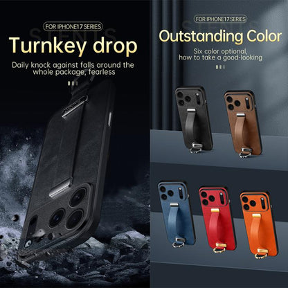 For iPhone Air SULADA Tide Cool Series PC Hybrid Leather Texture Skin Feel Phone Case(Blue) by SULADA