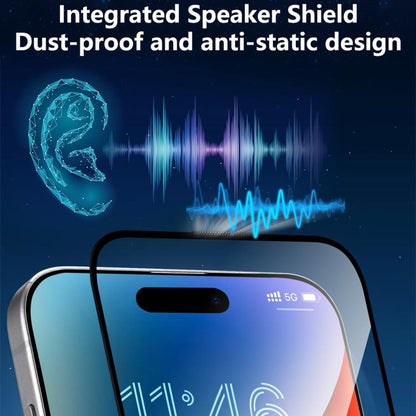 For iPhone Air JOYROOM Knight Series 2.5D Full Screen Colorless Anti-Blue Light Tempered Glass Film by JOYROOM