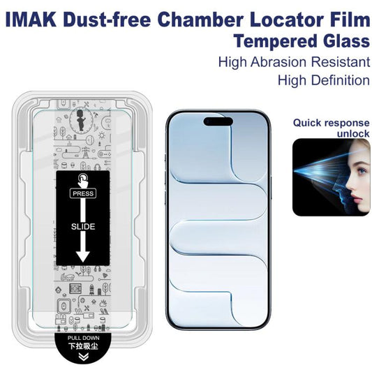 For iPhone Air imak Dust-free Chamber Locator H Series Tempered Glass Film by imak