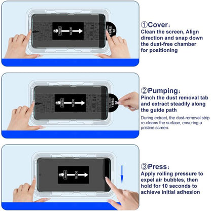 For iPhone Air imak Dust-free Chamber Locator H Series Tempered Glass Film by imak