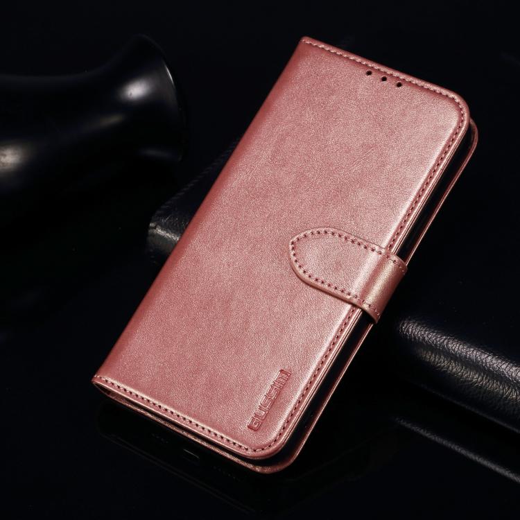 For iPhone 17 Pro Max GUSSIM Magnetic Horizontal Flip Leather Phone Case(Rose Gold) by GUSSIM