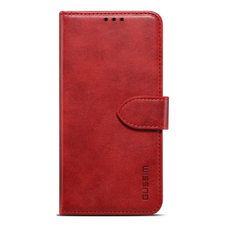For iPhone 17 Pro Max GUSSIM Magnetic Horizontal Flip Leather Phone Case(Red) by GUSSIM