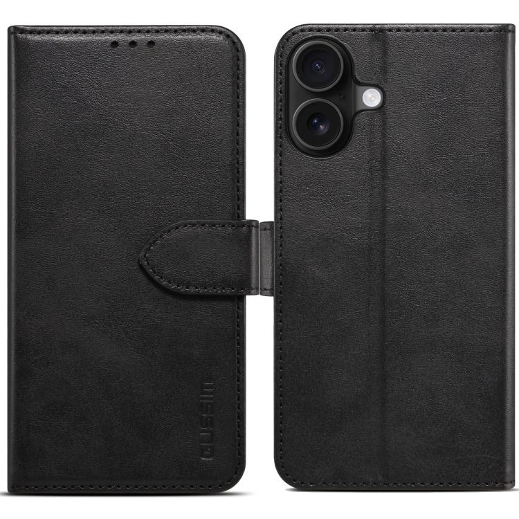 For iPhone 17 GUSSIM Magnetic Horizontal Flip Leather Phone Case(Black) by GUSSIM