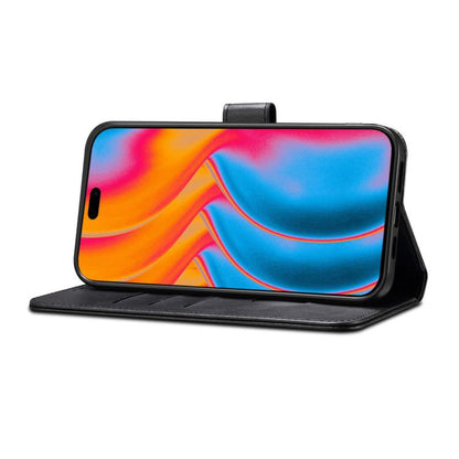 For iPhone 17 GUSSIM Magnetic Horizontal Flip Leather Phone Case(Black) by GUSSIM