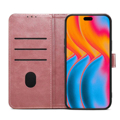 For iPhone 17 GUSSIM Magnetic Horizontal Flip Leather Phone Case(Rose Gold) by GUSSIM