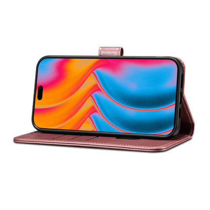 For iPhone Air GUSSIM Magnetic Horizontal Flip Leather Phone Case(Rose Gold) by GUSSIM