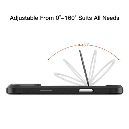 For iPhone 17 Pro Mutural Xuan Armor Series MagSafe Magnetic Holder Phone Case(Black) by Mutural