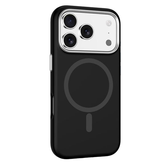 For iPhone 17 Pro Mutural Karen Series Liquid Silicone MagSafe Phone Case(Black) by Mutural