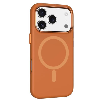For iPhone 17 Pro Mutural Karen Series Liquid Silicone MagSafe Phone Case(Orange) by Mutural