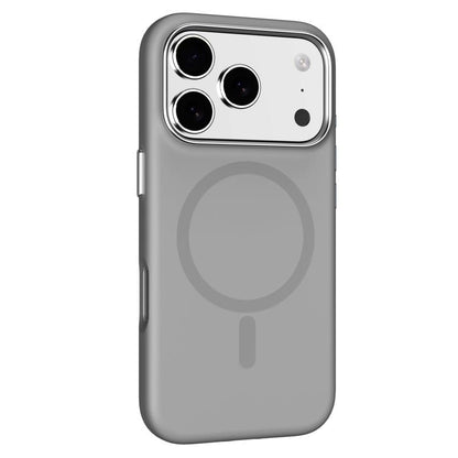 For iPhone 17 Pro Mutural Karen Series Liquid Silicone MagSafe Phone Case(Grey) by Mutural