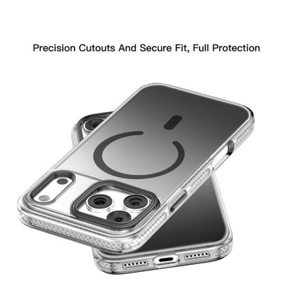 For iPhone 17 Pro Max Mutural Ice Series MagSafe Gradient Matte PC Hybrid TPU Phone Case(Gold) by Mutural