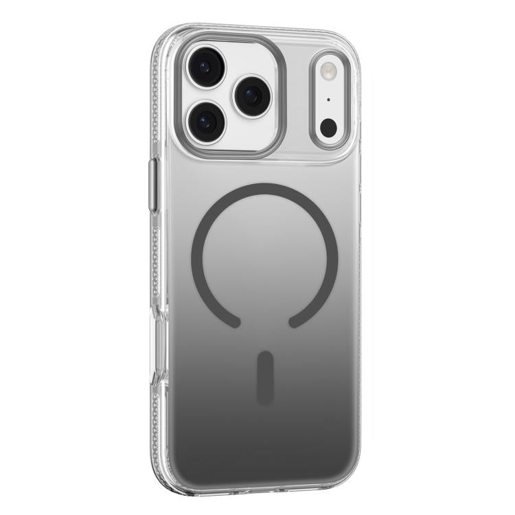 For iPhone 17 Pro Max Mutural Ice Series MagSafe Gradient Matte PC Hybrid TPU Phone Case(Grey) by Mutural