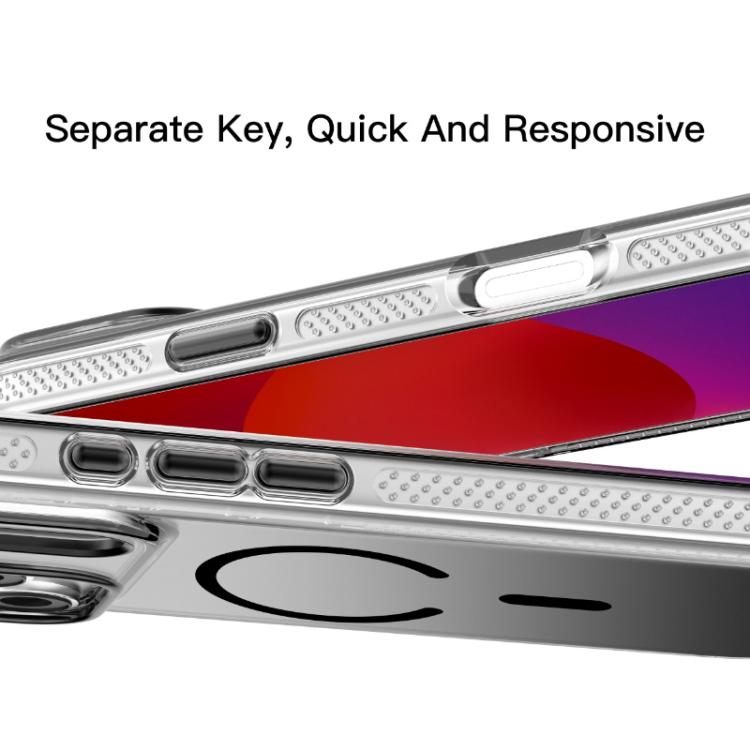 For iPhone 17 Pro Mutural Ice Series MagSafe Gradient Matte PC Hybrid TPU Phone Case(Grey) by Mutural