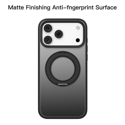 For iPhone 17 Pro Max Mutural Armor Series MagSafe Magnetic Holder Phone Case(Black) by Mutural