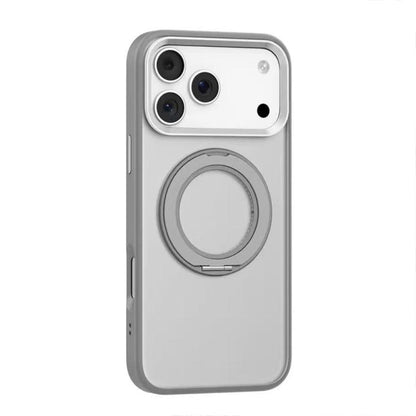 For iPhone 17 Pro Max Mutural Armor Series MagSafe Magnetic Holder Phone Case(Grey) by Mutural