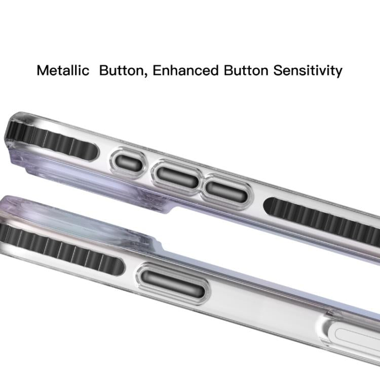 For iPhone 17 Pro Max Mutural Luggage Rainbow MagSafe Phone Case(Silver) by Mutural