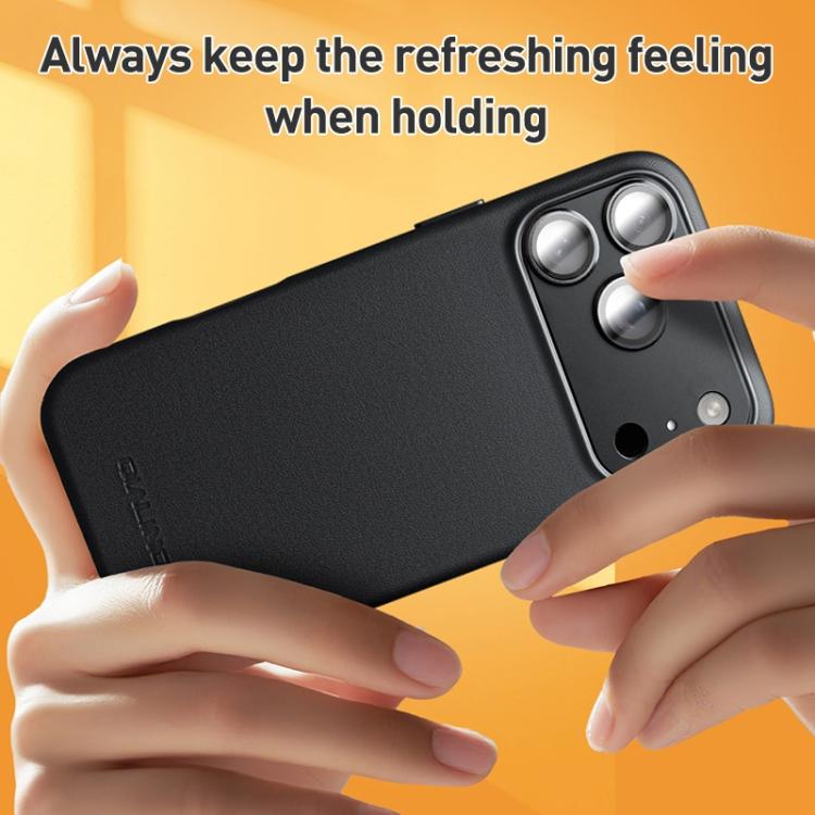 For iPhone Air QIALINO Technology Leather MagSafe Phone Case(Black) by QIALINO