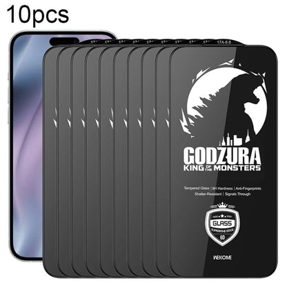 For iPhone Air WK WTP-124 10pcs 6D Curved Ultra-Fine Edge HD Full-Screen Tempered Glass Film(Transparent) by WK