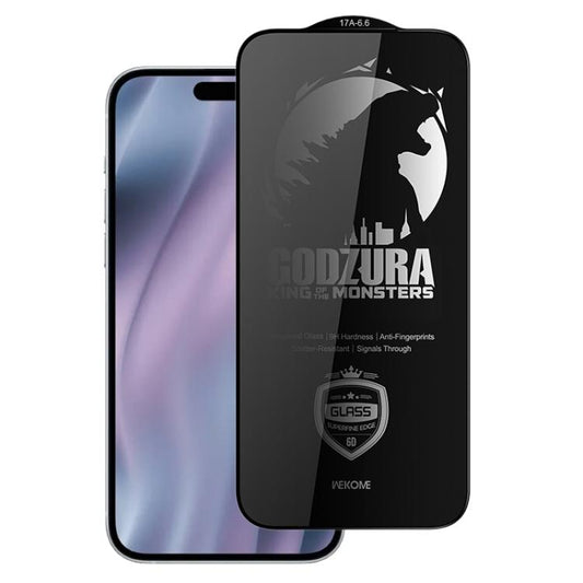 For iPhone Air WK WTP-123 6D Curved Ultra-Fine Edge Privacy Full-Screen Tempered Glass Film(Transparent) by WK
