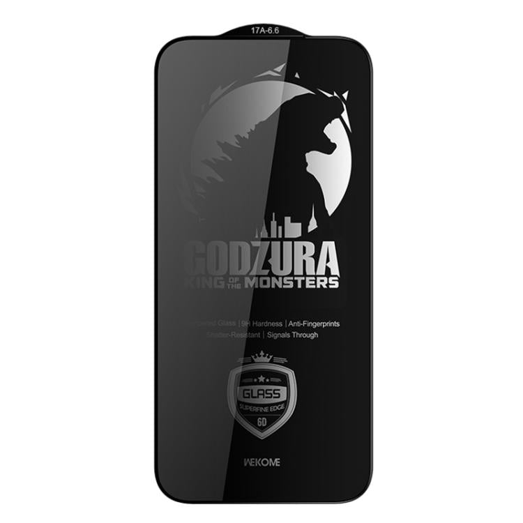 For iPhone Air WK WTP-123 6D Curved Ultra-Fine Edge Privacy Full-Screen Tempered Glass Film(Transparent) by WK