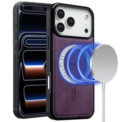 For iPhone 17 Pro Max LC.IMEEKE L6 Series MagSafe Magnetic Phone Case(Purple) by LC.IMEEKE