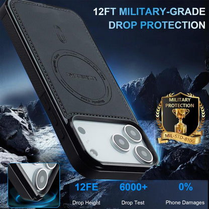 For iPhone 17 Pro Max LC.IMEEKE L6 Series MagSafe Magnetic Phone Case(Black) by LC.IMEEKE