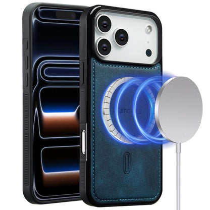 For iPhone 17 Pro Max LC.IMEEKE L6 Series MagSafe Magnetic Phone Case(Blue) by LC.IMEEKE