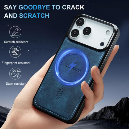 For iPhone 17 Pro Max LC.IMEEKE L6 Series MagSafe Magnetic Phone Case(Blue) by LC.IMEEKE