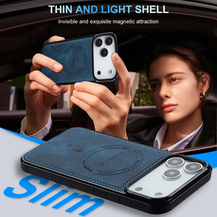 For iPhone 17 Pro Max LC.IMEEKE L6 Series MagSafe Magnetic Phone Case(Blue) by LC.IMEEKE