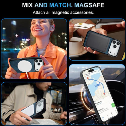 For iPhone 17 Pro Max LC.IMEEKE L6 Series MagSafe Magnetic Phone Case(Blue) by LC.IMEEKE