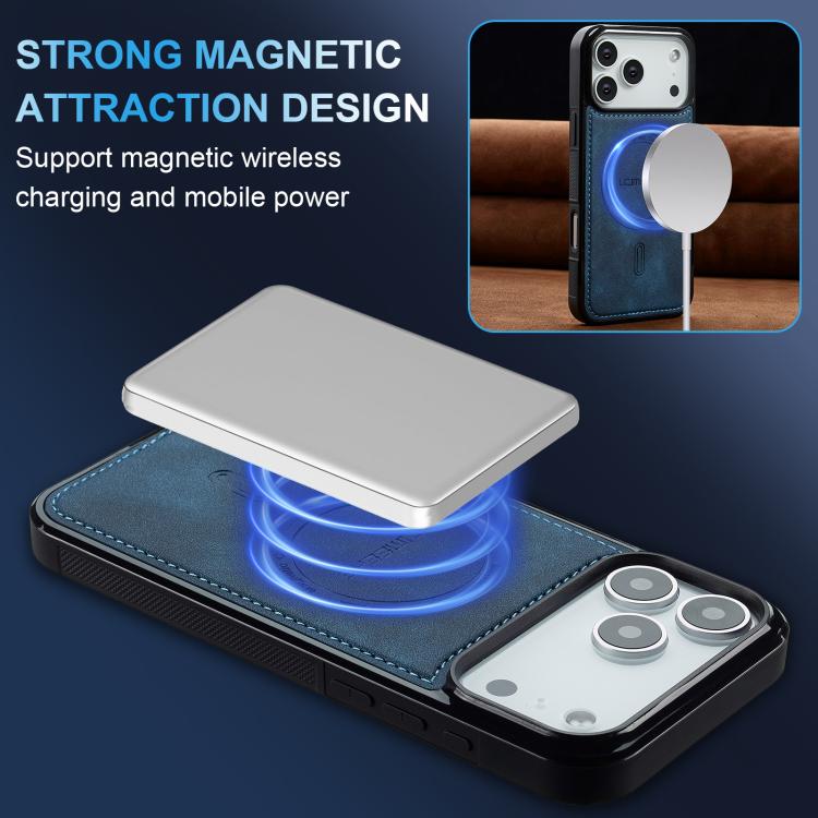For iPhone 17 Pro Max LC.IMEEKE L6 Series MagSafe Magnetic Phone Case(Blue) by LC.IMEEKE