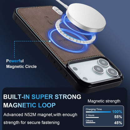 For iPhone 17 Pro Max LC.IMEEKE L6 Series MagSafe Magnetic Phone Case(Coffee) by LC.IMEEKE