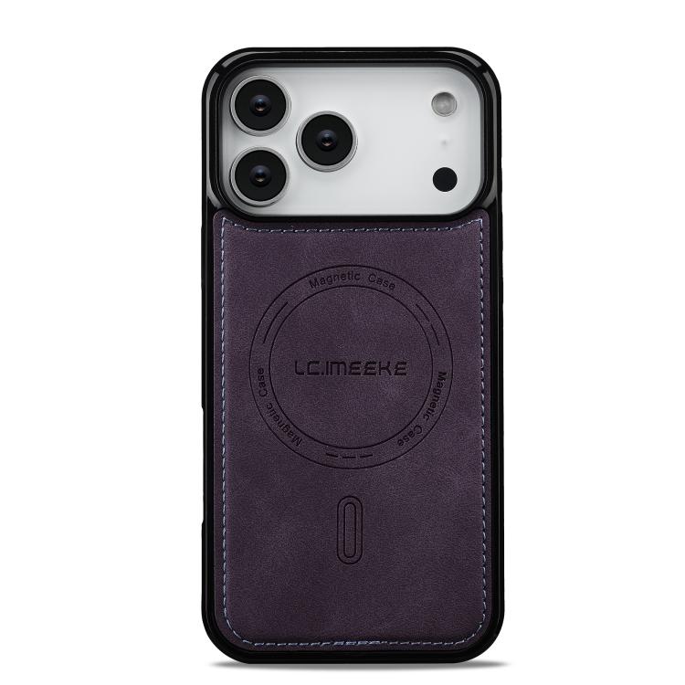 For iPhone 17 Pro LC.IMEEKE L6 Series MagSafe Magnetic Phone Case(Purple) by LC.IMEEKE