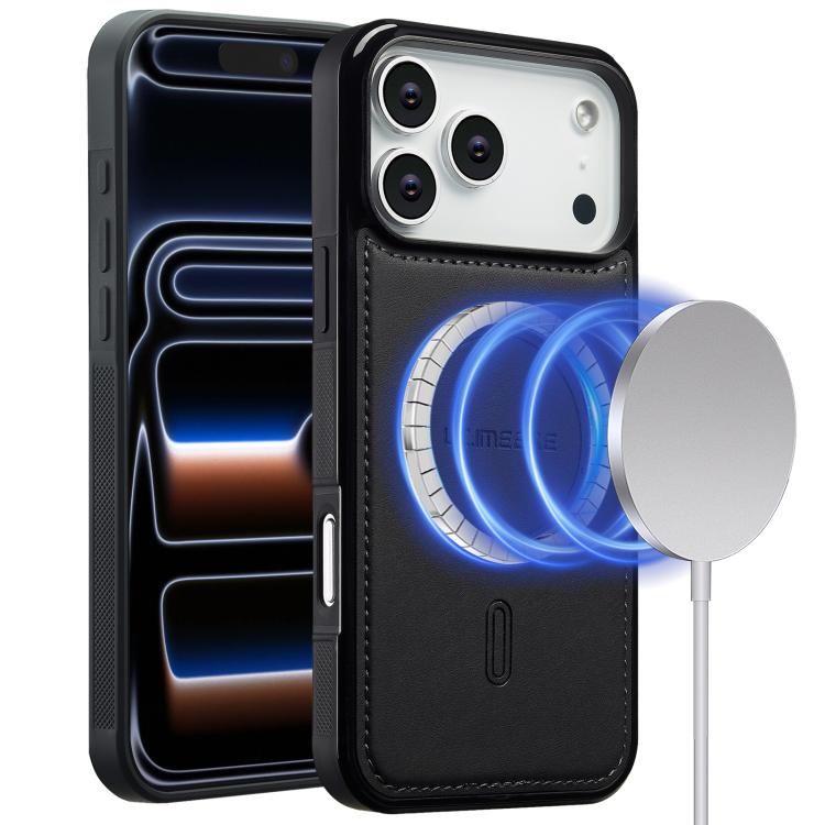 For iPhone 17 Pro LC.IMEEKE L6 Series MagSafe Magnetic Phone Case(Black) by LC.IMEEKE