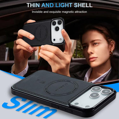 For iPhone 17 Pro LC.IMEEKE L6 Series MagSafe Magnetic Phone Case(Black) by LC.IMEEKE