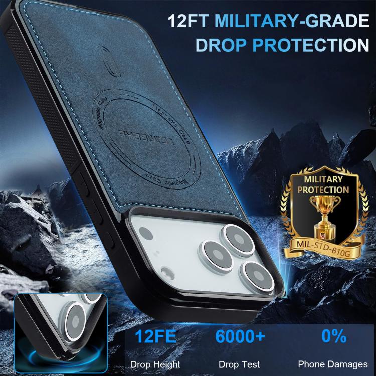 For iPhone 17 Pro LC.IMEEKE L6 Series MagSafe Magnetic Phone Case(Blue) by LC.IMEEKE