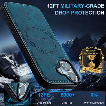 For iPhone 17 LC.IMEEKE L6 Series MagSafe Magnetic Phone Case(Blue) by LC.IMEEKE