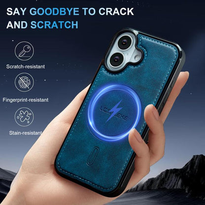 For iPhone 17 LC.IMEEKE L6 Series MagSafe Magnetic Phone Case(Blue) by LC.IMEEKE