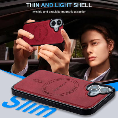For iPhone 17 LC.IMEEKE L6 Series MagSafe Magnetic Phone Case(Red) by LC.IMEEKE